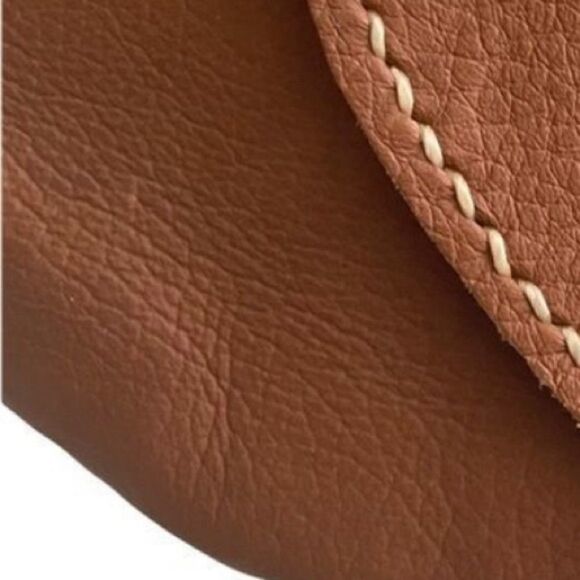 HANDMADE Boho Leather Crossbody Shoulder Purse Bag Cognac Brown - Picture 11 of 11